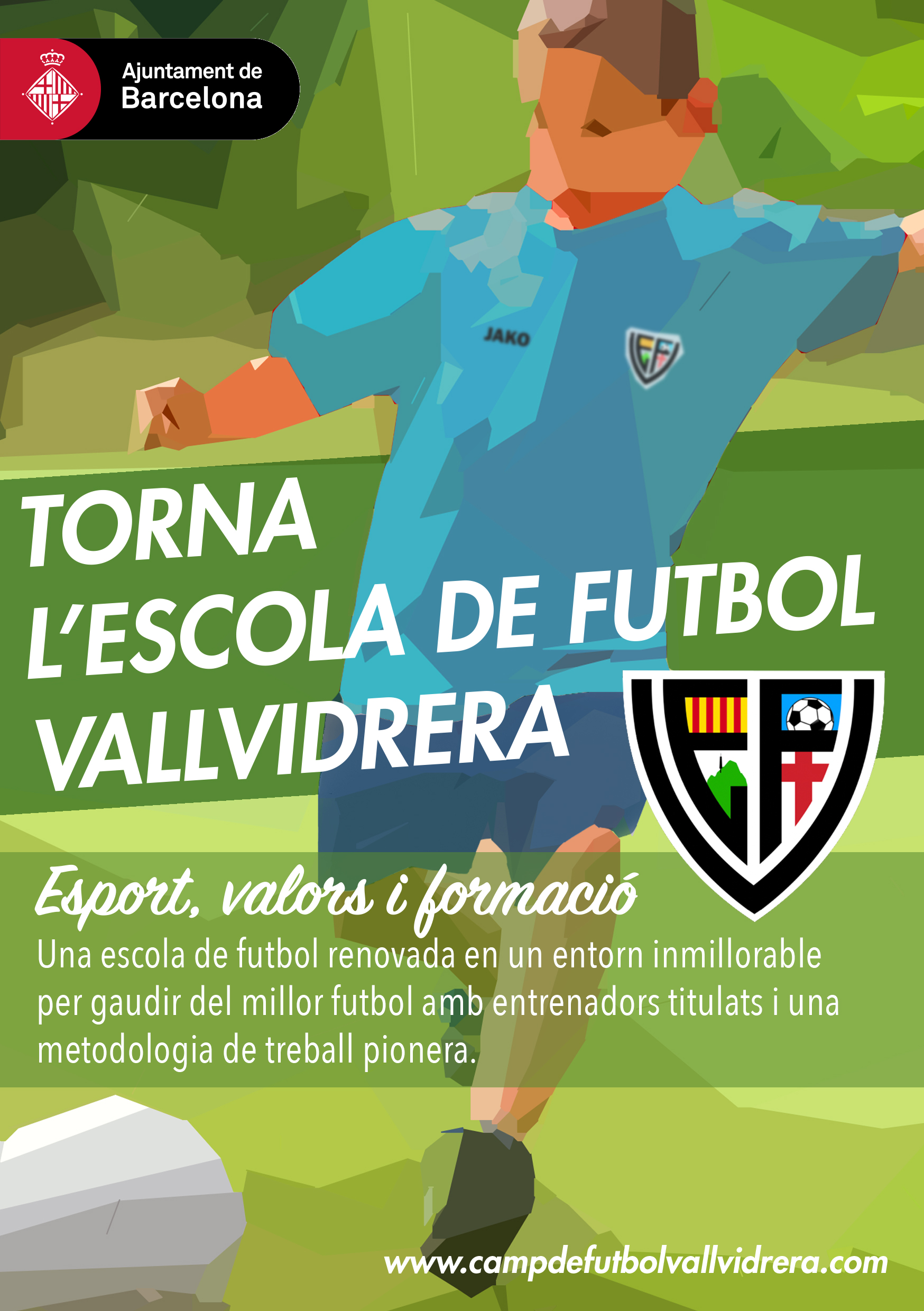 Torna l’Escola de Futbol Vallvidrera